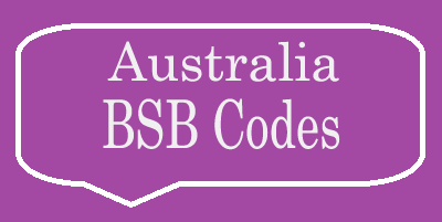 Australia BSB Codes