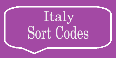 Italy Sort Codes